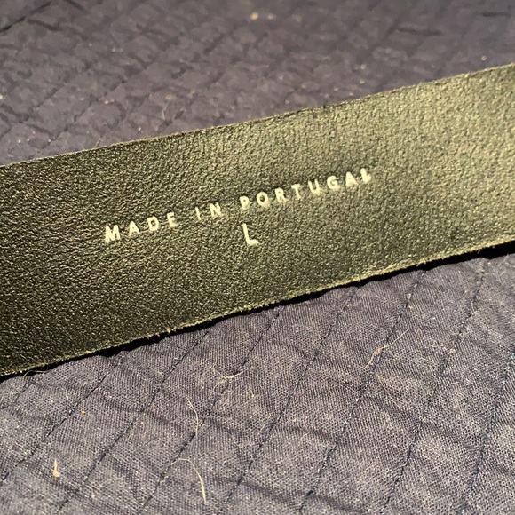 Fly London Black Yves Leather Belt - Picture 4 of 6